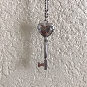 Heart Key pendant necklace